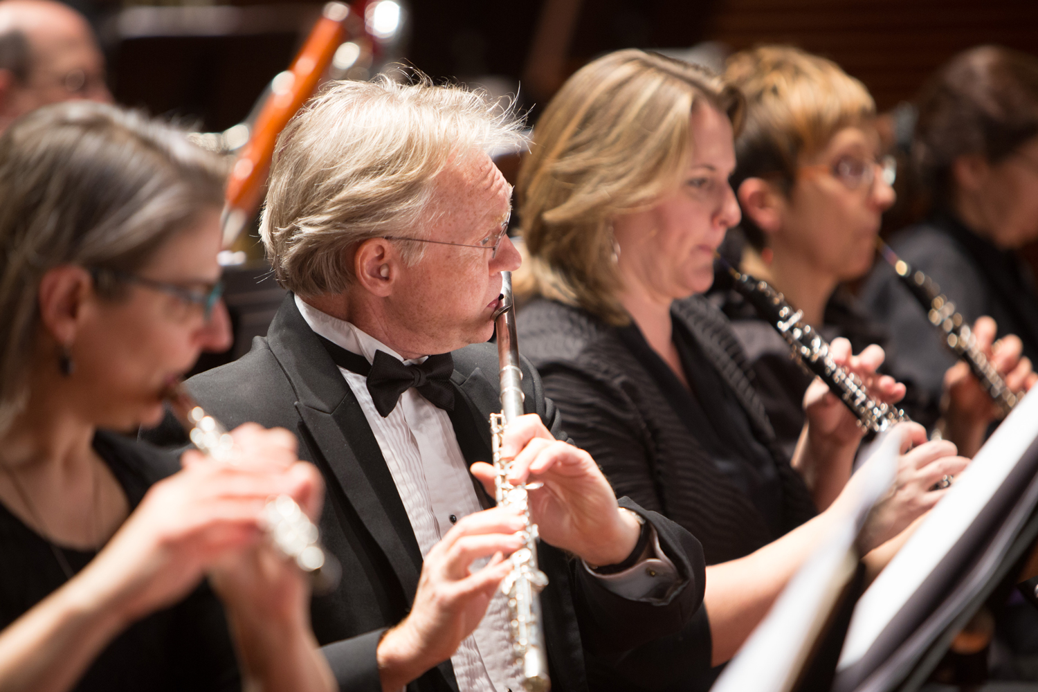 flute player symphony